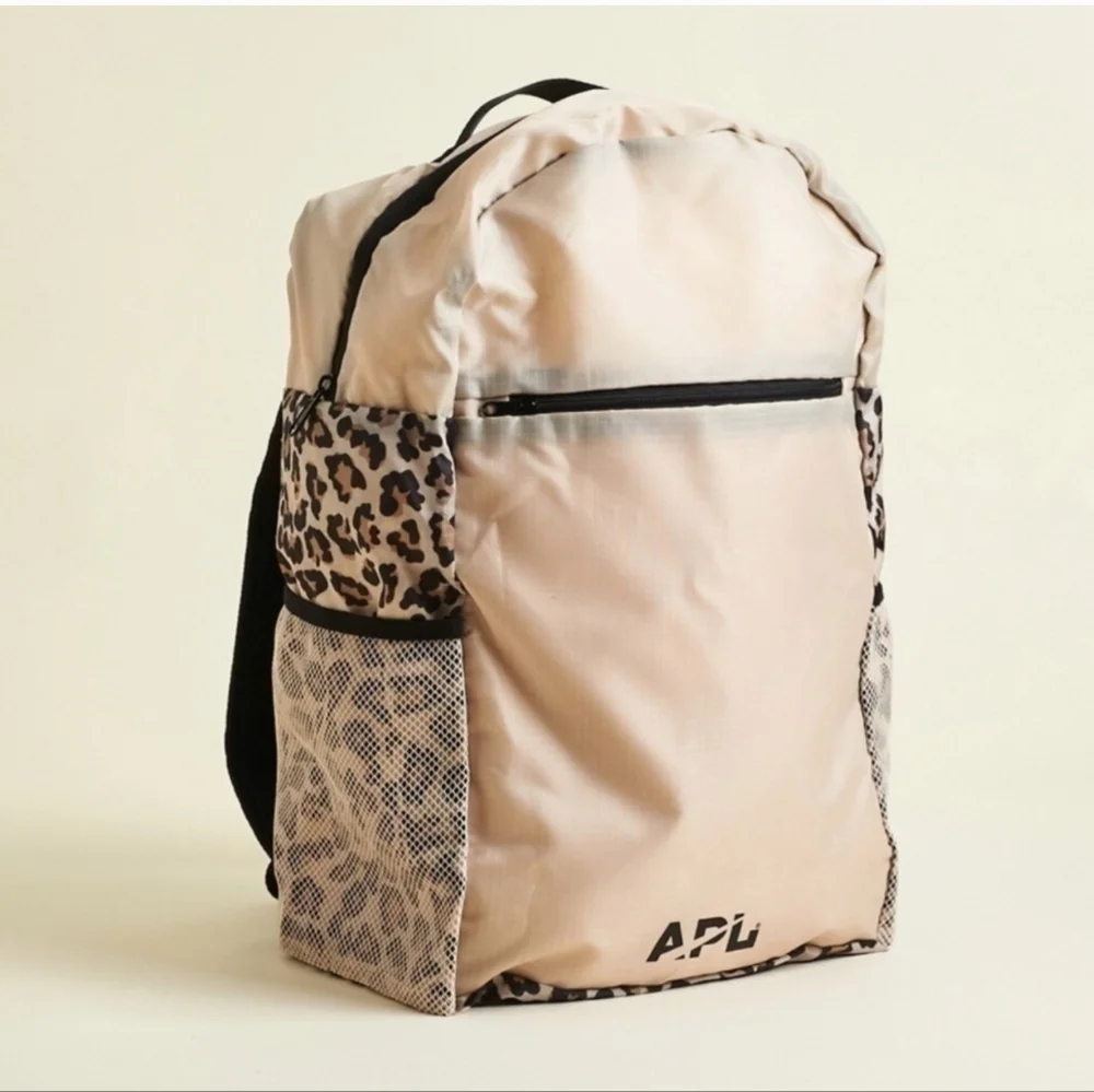 APL packable all Purpose backpack Leopard print